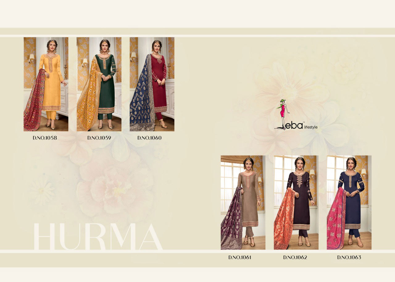 Eba Lifestyle Hurma Vol 11 Georgette Embroidered Salwar Kameez Eba Lifestyle Hurma Vol 11 Georgette Embroidered Salwar Kameez